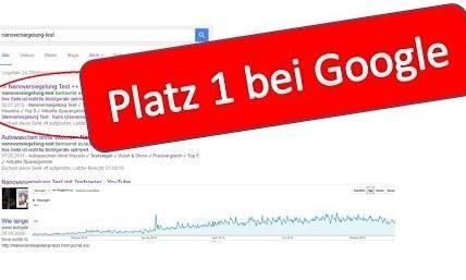 Platz 1 bei Google